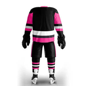 Uniforme de hockey sur glace personnalisé, ensemble d'uniformes deux pièces, uniforme professionnel de hockey sur glace de haute qualité pour l'entraînement - Product Image 4