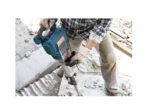 (H & S) B0SCHS 15 AMP 1-1/8 pulgadas. BREAKER HEXAGONAL ELÉCTRICO HORMIGÓN CON CABLE NUEVO - Product Image 3