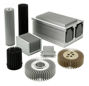 Extrusion <strong>Forming</strong> CNC <strong>Machining</strong> Stamping <strong>Forming</strong> Anodizing Aluminum High-Efficiency Heat Dissipation Multi-Form Fin Heat Sink - Product Image 5