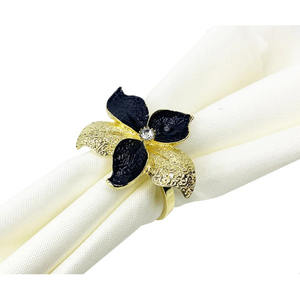 Vente en gros de ronds de serviette élégants finis en métal de créateur pour la décoration de table à la maison et les cadeaux de mariage - Product Image 5