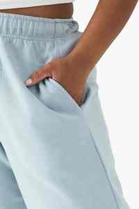 Recién llegado 2025 100% pantalones de chándal de algodón para mujer, logotipo personalizado con serigrafía, ropa de calle de gran tamaño, pantalones de chándal Boxy Fit para mujer - Product Image 4