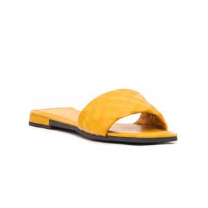 Pantoufles de sport formelles jaunes FR8054 - Product Image 2