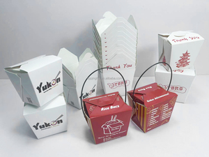 Caja <span class=keywords><strong>de</strong></span> Papel Biodegradable Personalizada para Doner <span class=keywords><strong>Kebab</strong></span>, 16oz, 26oz, 32oz, para Llevar, Caja Cuadrada <span class=keywords><strong>de</strong></span> Papel para Fideos Chinos - Product Image 6