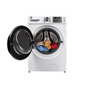 Adjustable Spacious Laundry Machine 4.5 cu. ft. Front-Load <b>Washer</b> w/Steam- White - Product Image 2