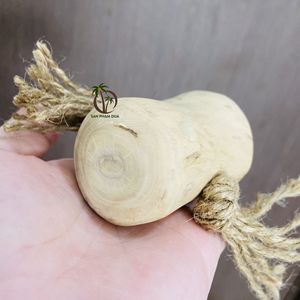 Juguete para masticar perro de madera de café duradero del gran fabricante Juguete para masticar en forma de hueso natural para perros - Product Image 2