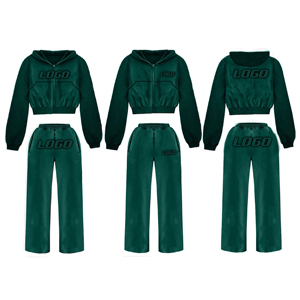 Nouveau mode, survêtement de sport, tenue de jogging pour femme, ensemble en coton, sweatshirts unisexes, vêtements d'hiver - Product Image 4