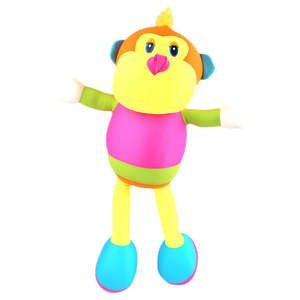Jouet en peluche singe - Multicolore - Product Image 3