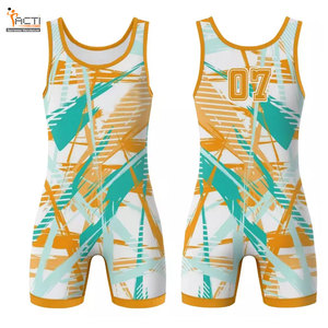 เสื้อกล้ามมวยปล้ำกีฬาสำหรับฝึกซ้อมปรับแต่งได้ชุดระบายอากาศและยืดหยุ่น - Product Image 1