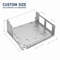 Supports de montage sur mesure en acier, aluminium et cuivre, usinés CNC et au laser pour un pliage de précision