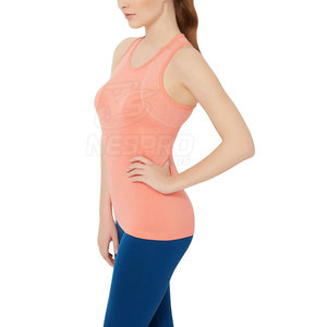 Débardeur décontracté d'été respirant en polyester/coton tricoté pour femme grande taille au design unique - Vente en gros sans manches - Product Image 2