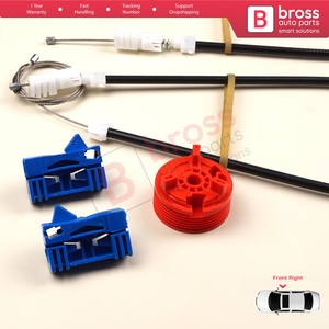 Kit de réparation de lève-vitre électrique BWR430, porte avant droite pour Vel Satis Hatchback BJ 2001-2009 8200008326 - Product Image 6