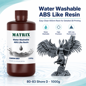 เรซิ่น ABS แบบล้างน้ำได้ 405 นาโนเมตร โฟโตโพลิเมอร์ความแม่นยำสูง สำหรับเครื่องพิมพ์ 3 มิติ LCD DLP และแบบจำลองรายละเอียด - Product Image 1