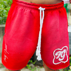 ชุดสตรีทแวร์สำหรับผู้ชายเสื้อยืดพิมพ์ลายผ้าฝ้ายเฮฟวี่เวทชุดฤดูร้อน - Product Image 5