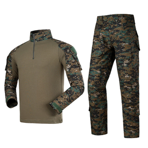 Conjunto de uniforme táctico de dos piezas para hombres, ropa personalizada para exteriores, tela duradera y transpirable, diseño funcional - Product Image 5