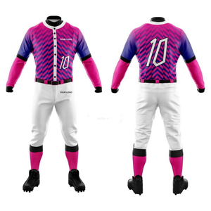 Usine directe conception personnalisée uniformes d'équipe de baseball imprimé Technics livraison rapide avec des options OEM disponibles en vrac - Product Image 2