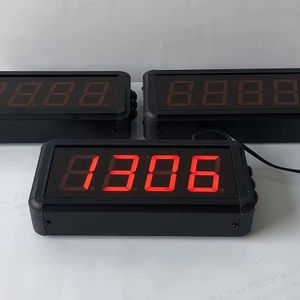 ATC-HHMM-S Modern Plastic Digital Wall Clock with LED <b>Illumination</b> Battery Operated From ATPRO Vietnam - Product Image 1