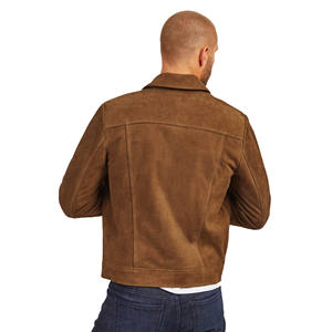 Coupe coudre véritable cuir de vachette noir blanc Premium élégant hommes Boxy Moto Bomber veste imperméable respirant coupe-vent hiver - Product Image 6