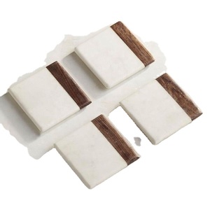 Dessous de verre au design élégant Nouveau design Dessus de table décoratif Service de thé et de café Dessous de verre en pierre Finition polie Design Rounded Co - Product Image 1