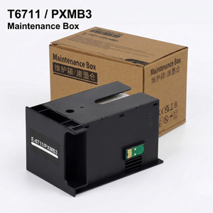 Caja <span class=keywords><strong>de</strong></span> <span class=keywords><strong>Mantenimiento</strong></span> Enlite Premium T6711 C13T671100 con Chip para <span class=keywords><strong>Impresoras</strong></span> <span class=keywords><strong>Epson</strong></span> WorkForce WF7710 WF7610 WF3620, Tanque <span class=keywords><strong>de</strong></span> Tinta Residual - Product Image 1