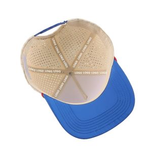 Gorras de Golf de Dos Tonos con Logotipo Personalizado Interior y Exterior y Orificios Cortados con Láser para Eventos Deportivos, Venta al Por Mayor - Product Image 5