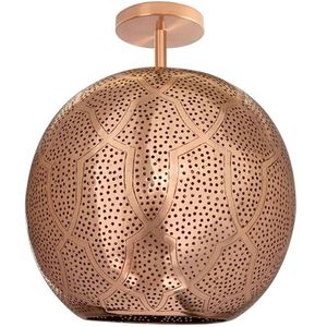 Copper Finished Round Shape Luxury Italian Design Handing <b>Lantern</b> Lamp at Wholesale Price - Product Image 1