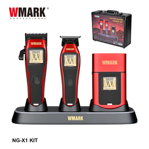 Kit de Barbería WMARK NG-X1 KIT Max 10000 RPM con Motor Vectorial 3 en 1, Cortadora de Pelo Profesional, Recortadora y Afeitadora con Estuche - Product Image 1