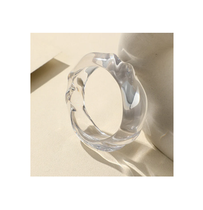 Bracelet en acrylique en gros Bracelet en tube pour Bracelet fait main Bracelet en perles en tube acrylique incurvé Bracelet - Product Image 4