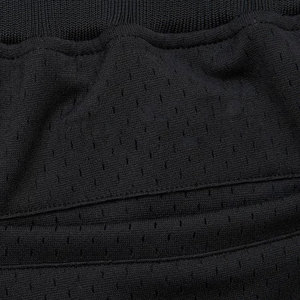 High-Performance <b>Black</b> Basketball <b>Shorts</b> for Men Comfortable Drawstring Two Side Pockets Solid Pattern Sublimation Technology - Product Image 3