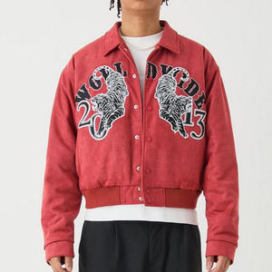 เสื้อแจ็คเก็ตวาร์ซิตี้ผู้ชายแบบลำลองสั่งทำพิเศษ คอตั้ง คุณภาพพรีเมียม  มีจำหน่ายหลายสี - Product Image 4