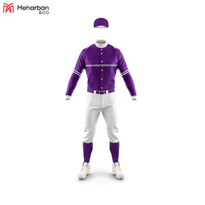Nouveaux uniformes d'équipe de baseball bon marché à bas prix impression par sublimation maillot vierge uniforme de baseball - Product Image 6
