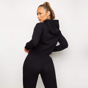 ชุดกางเกงขาสั้นสองชิ้นสำหรับผู้หญิงชุดกางเกงขาสั้นสำหรับใส่วิ่งพร้อมเสื้อกล้ามเสื้อครอปโลโก้ตามสั่ง - Product Image 3