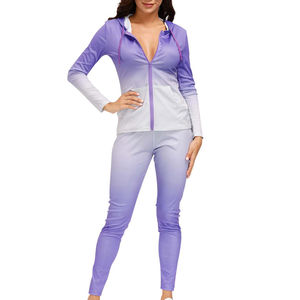 Vêtements de sport pour femmes en gros, réguliers, écologiques, respirants, à séchage rapide, en polyester/coton, survêtement confortable, meilleure qualité - Product Image 4