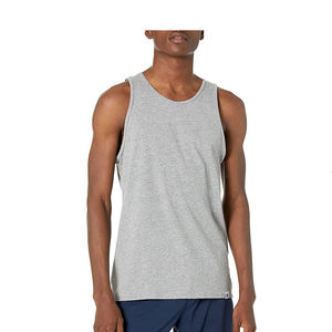 2025 dernier logo personnalisé à la mode Muscle Fit 100% coton débardeur pour hommes OEM Service sans manches entraînement sous-vêtements - Product Image 1