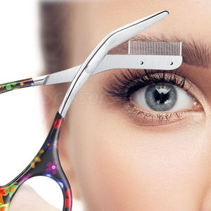 Small Lash <b>Scissors</b> <b>With</b> <b>Comb</b> For Precision Trimming And Eyelash Maintenance - Product Image 6