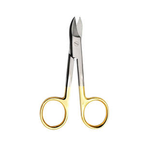 Tijeras Dentales Curvas de Acero Inoxidable, Accionamiento Manual, Certificación CE Clase I, Empuñadura Ergonómica, Instrumentos Dentales Reutilizables - Product Image 5