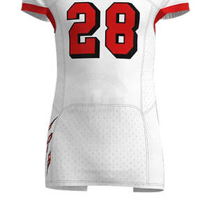 Uniforme de Fútbol Americano de Grado Profesional, Conjunto de Pantalones y Camiseta de Fútbol Personalizados, Tejido Transpirable que Absorbe la Humedad - Product Image 4