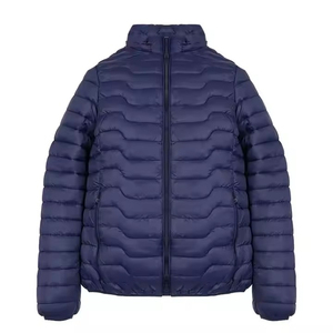 New Arrival Custom Women's Winter Puffer Jacket Plus Size Knitted 100% Polyester Filling Reversible Hooded Breathable <b>Waterproof</b> - Product Image 5