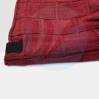 Gorros de Invierno, Gorro de Punto Jacquard con Logotipo Bordado a Mano, Gorro de Esquí Unisex Clásico con Patrón de Puntos