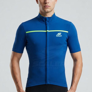 <b>Reflective</b> Detail Safety Design Cycling Jersey With Moisture Control Fabric And Secure Back Pocket Storage - Product Image 4