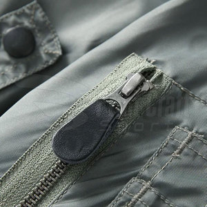 Venta en línea de poliéster hecho chaqueta de bombardero transpirable chaqueta de invierno chaqueta de bombardero de etiqueta privada - Product Image 5