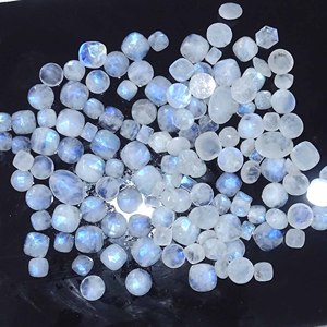 Natural Moonstone Cabochons Loose Quartz Gemstone Customized Sizes & Shapes Factory Direct Sale From Indian Exporter - Product Image 4