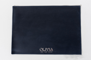 Napperon confortable de luxe en cuir véritable fait à la main pour Table à manger de Restaurant coussin résistant à la chaleur lavable Durable - Product Image 5