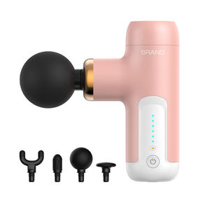 Pistola de masaje pequeña recargable de múltiples cabezales de alta calidad Beilide, pistola de masaje de tejido profundo portátil para regalo, venta al por mayor y al por menor - Product Image 5