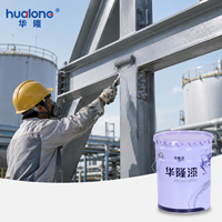Peinture liquide antirouille bicomposante en fluorocarbone métallique haute performance Hualong pour équipements industriels