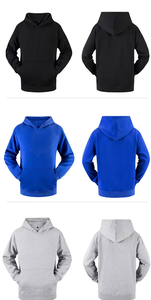 เสื้อฮู้ดพิมพ์ลายพัฟฟ์คุณภาพสูง ชุดวอร์มผู้ชาย ผ้าฝ้าย 100% เสื้อสเวตเชิ้ตสตรีทแวร์แบบกำหนดเอง ลายสไปเดอร์ - Product Image 2