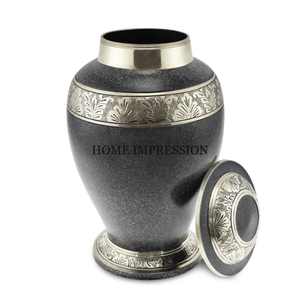 Modern Design Black And Gold Color Funeral Adult Cremation <b>Urns</b> for Human Ashes Bulk Memorable Ashes Storage <b>Jar</b> Funeral Supply - Product Image 2
