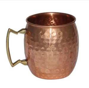 Vente chaude Moscou Mule Cuivre Grandes Tasses À Boire Design Classique En Métal Plain À La Main Bar Ware En Gros Approvisionnement En Vrac - Product Image 3