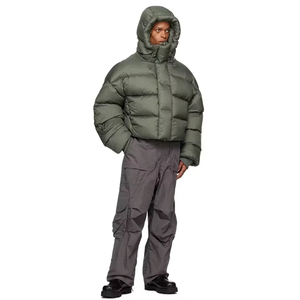 Veste bomber pour homme OEM 2025 personnalisable de haute qualité, style streetwear, printemps, chaude, rembourrée de coton, imperméable, logo frontal - Product Image 5