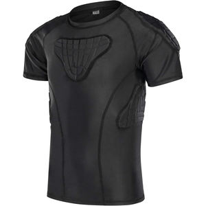Camiseta Deportiva Acolchada para Hombre, Compresión, Protección de Pecho, Entrenamiento, Ropa Deportiva, Fitness, Venta al por Mayor - Product Image 6