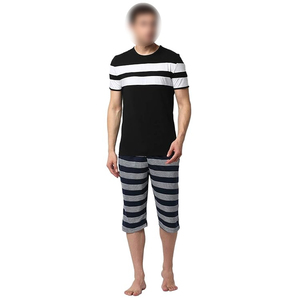 Ensembles d'été pour hommes 2025 avec prix de gros, respirants, design unique, col rond, style doublé, tissu doux de qualité supérieure - Product Image 1